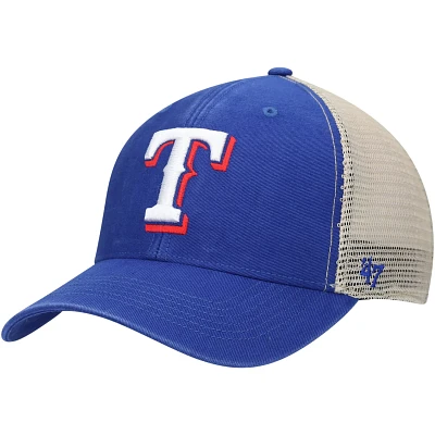 '47 /Natural Texas Rangers Flagship Washed MVP Trucker Snapback Hat                                                             