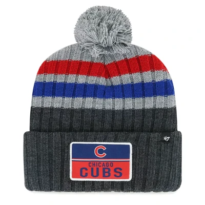 '47 Chicago Cubs Stack Cuffed Knit Hat with Pom                                                                                 