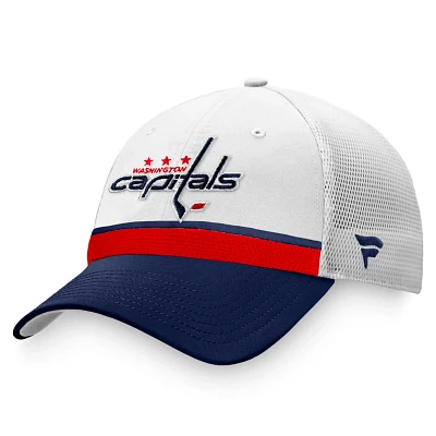 Fanatics Branded /Navy Washington Capitals 2021 NHL Draft Authentic Pro On Stage Trucker Snapback Hat                           