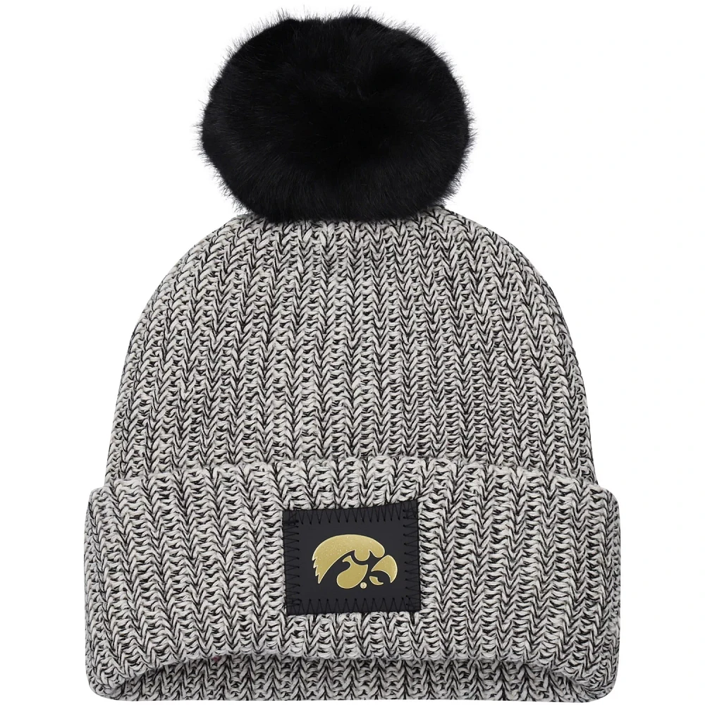 Love Your Melon Iowa Hawkeyes Cuffed Knit Hat with Pom                                                                          