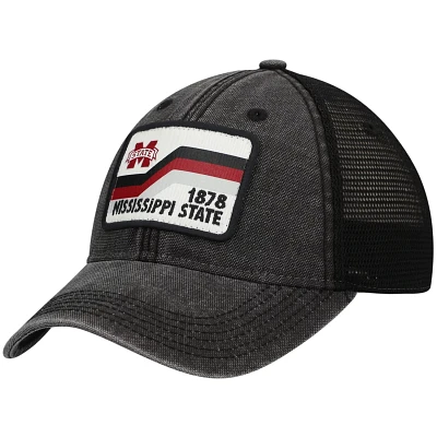 Mississippi State Bulldogs Sun  Bars Dashboard Trucker Snapback Hat                                                             