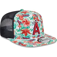 New Era Los Angeles Angels Tropic Floral Golfer Lightly Structured Snapback Hat                                                 