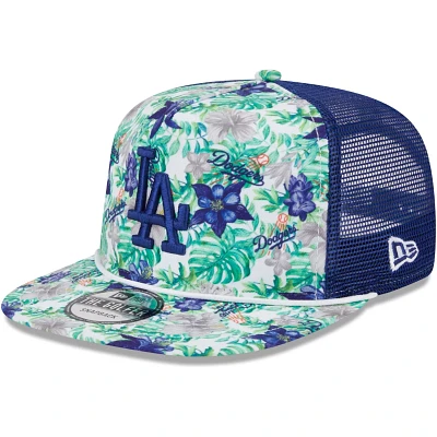 New Era Los Angeles Dodgers Tropic Floral Golfer Lightly Structured Snapback Hat                                                