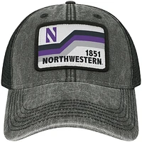 Northwestern Wildcats Sun  Bars Dashboard Trucker Snapback Hat                                                                  