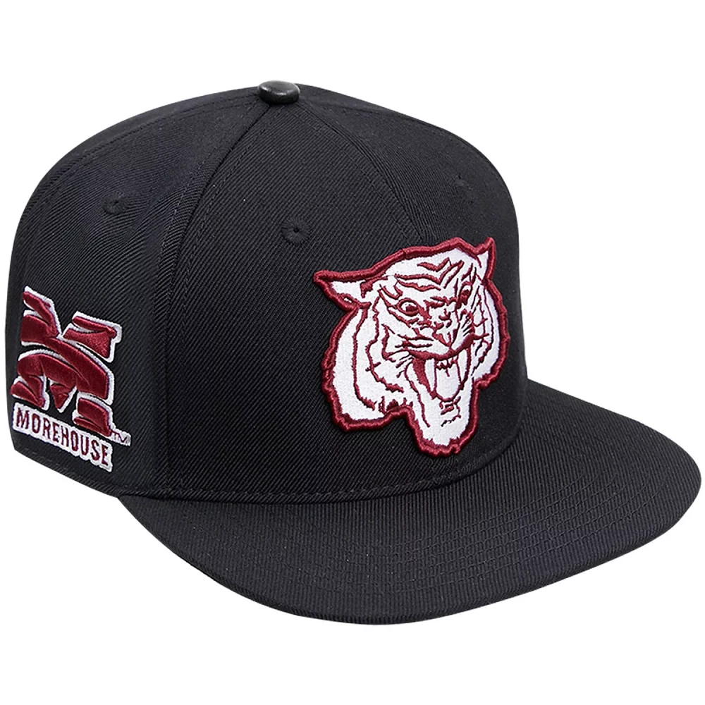 Pro Standard Morehouse College Maroon Tigers Arch Over Logo Evergreen Snapback Hat                                              