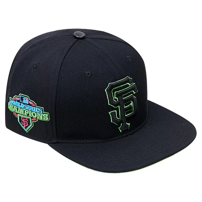 Pro Standard San Francisco Giants Cooperstown Collection Neon Prism Snapback Hat                                                