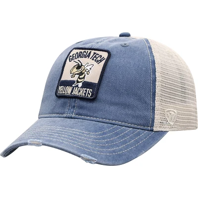 Top of the World /Natural Georgia Tech Yellow Jackets Ol' Faithful Trucker Snapback Hat                                         