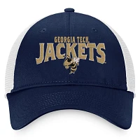 Top of the World /White Georgia Tech Yellow Jackets Breakout Trucker Snapback Hat                                               