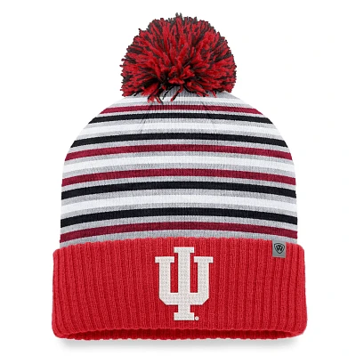 Top of the World Indiana Hoosiers Dash Cuffed Knit Hat with Pom                                                                 