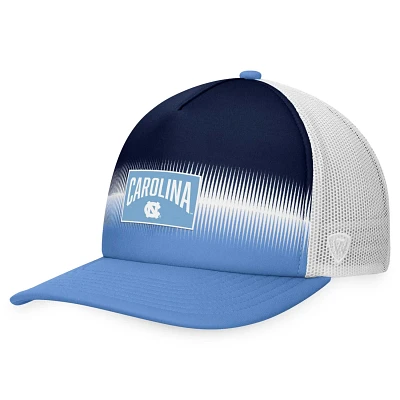 Top of the World Light /Navy North Carolina Tar Heels Daybreak Foam Trucker Adjustable Hat                                      