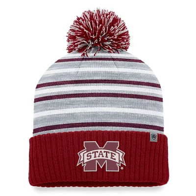 Top of the World Mississippi State Bulldogs Dash Cuffed Knit Hat with Pom                                                       