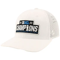 Zephyr Michigan Wolverines 2023 Big Ten Football Conference Champions Locker Room Adjustable Trucker Hat                        