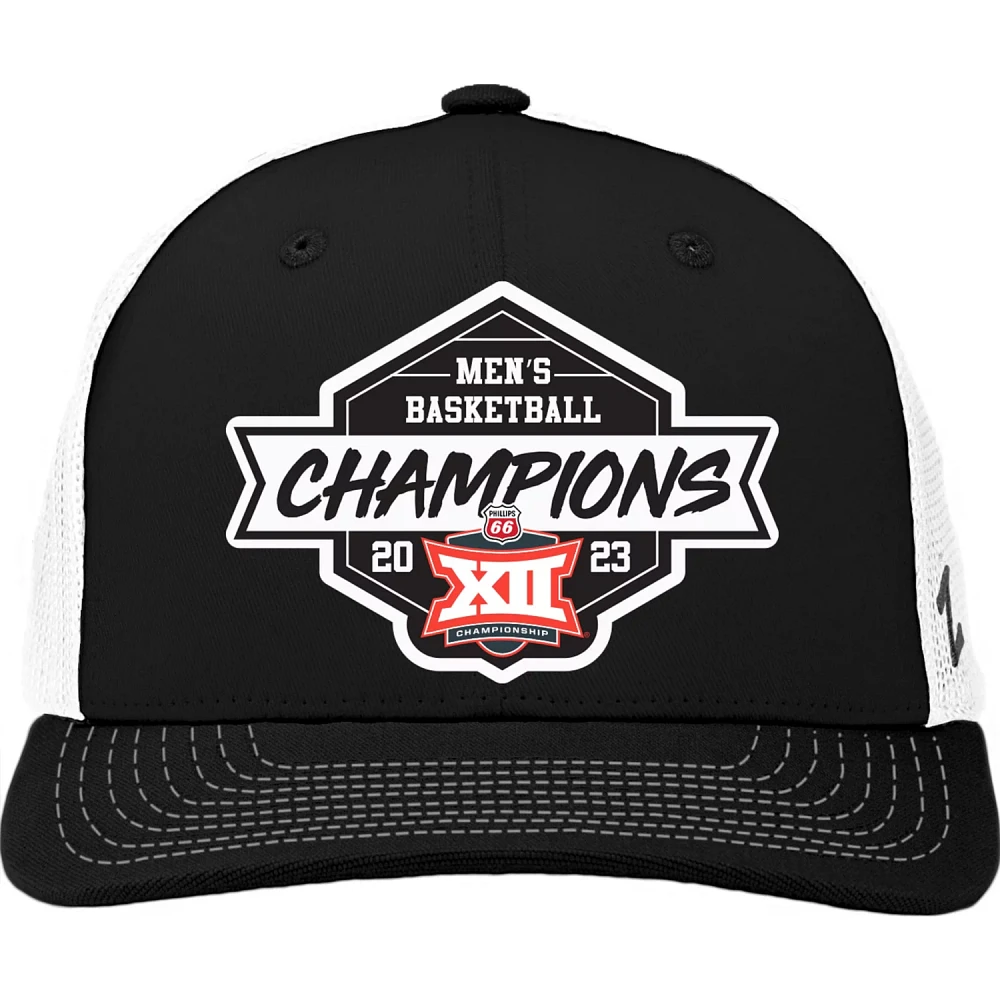 Zephyr Texas Longhorns 2023 Big 12 Basketball Conference Tournament Champions Locker Room Adjustable Hat                        