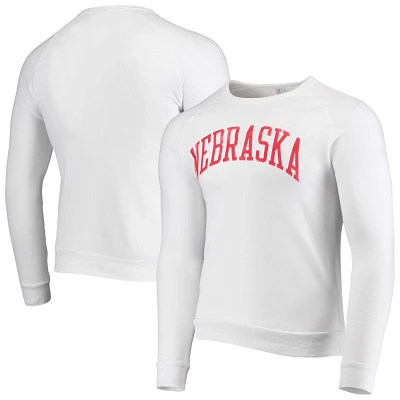 Alternative Apparel Nebraska Huskers The Champ Tri-Blend Raglan Pullover Sweatshirt