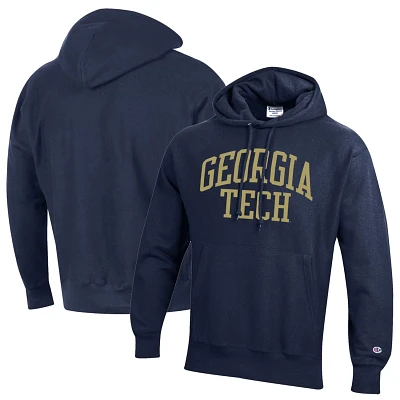 Champion Georgia Tech Yellow Jackets Team Arch Reverse Weave Pullover Hoodie