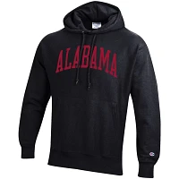 Champion Heathered Gray Alabama Crimson Tide Team Arch Reverse Weave Pullover Hoodie