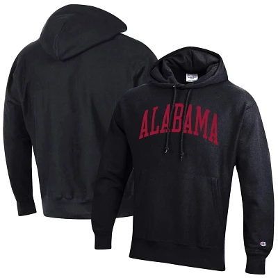 Champion Heathered Gray Alabama Crimson Tide Team Arch Reverse Weave Pullover Hoodie