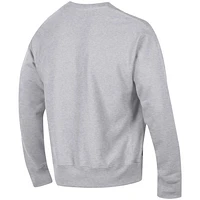 Champion Heathered Gray Auburn Tigers Arch Reverse Weave Pullover Sweatshirt