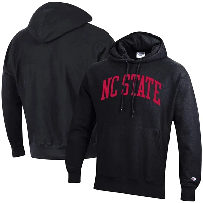 Champion Heathered Gray NC State Wolfpack Team Arch Reverse Weave Pullover Hoodie