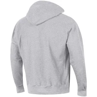 Champion Heathered Gray West Virginia Mountaineers Team Arch Reverse Weave Pullover Hoodie