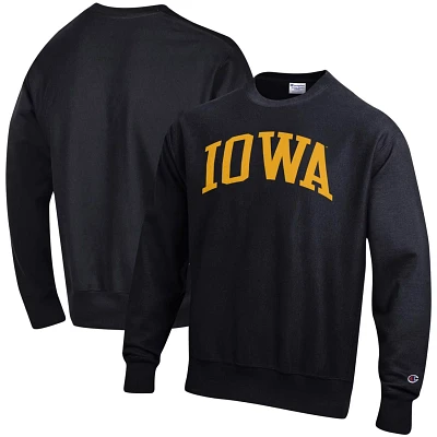 Champion Iowa Hawkeyes Big  Tall Reverse Weave Fleece Crewneck Pullover Sweatshirt