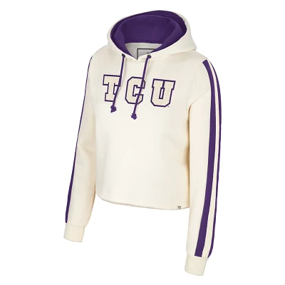 Colosseum Athletics Women's Texas Christian University Perfect Date Cropped Hoodie                                              