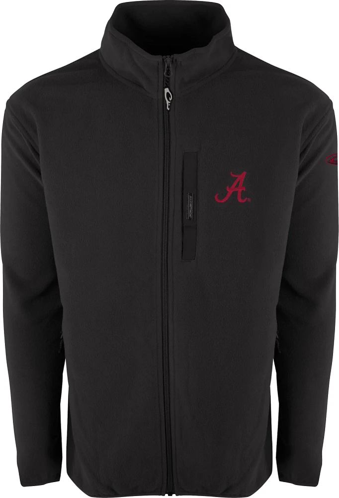 Drake Waterfowl Men's University of Alabama Camp Fleece Full Zip Sweatshirt