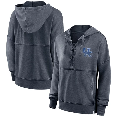 Fanatics Branded Heathered Charcoal Kentucky Wildcats Overall Speed Lace-Up Pullover Hoodie                                     