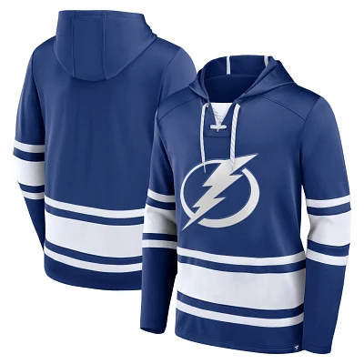 Fanatics Men's Tampa Bay Lightning Puck Deep Lace-Up Pullover Hoodie