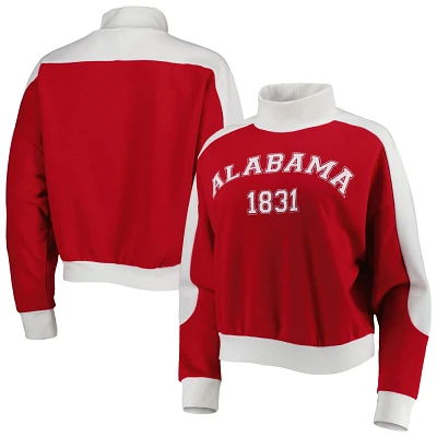 Gameday Couture Alabama Tide Make it a Mock Sporty Pullover Sweatshirt