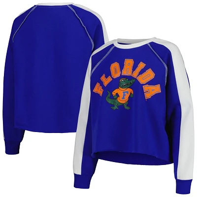 Gameday Couture Florida Gators Blindside Raglan Cropped Pullover Sweatshirt