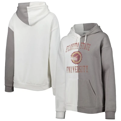 Gameday Couture Gray/ Florida State Seminoles Split Pullover Hoodie