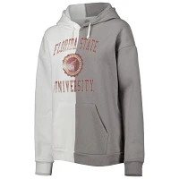 Gameday Couture Gray/ Florida State Seminoles Split Pullover Hoodie