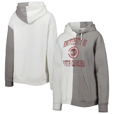 Gameday Couture Gray/ South Carolina Gamecocks Split Pullover Hoodie