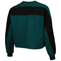 Gameday Couture Michigan State Spartans Back To Reality Colorblock Pullover Sweatshirt