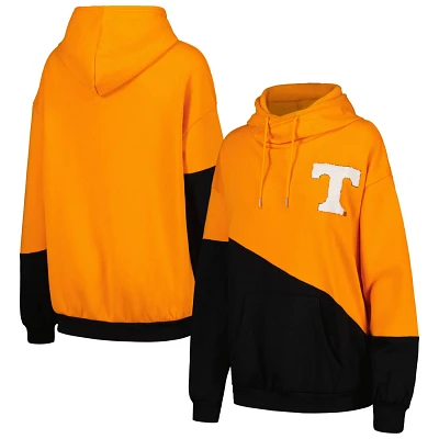 Gameday Couture Tennessee /Black Volunteers Matchmaker Diagonal Cowl Pullover Hoodie