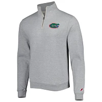 League Collegiate Wear Florida Gators Stack Essential Lightweight Fleece Quarter-Zip Sweatshirt