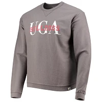 League Collegiate Wear Georgia Bulldogs Timber Pullover Sweatshirt                                                              