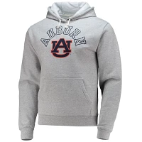 League Collegiate Wear Heathered Gray Auburn Tigers Seal Neuvo Essential Fleece Pullover Hoodie