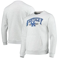 League Collegiate Wear Heathered Gray Kentucky Wildcats Upperclassman Pocket Pullover Sweatshirt