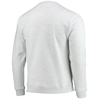 League Collegiate Wear Heathered Gray Michigan Wolverines Upperclassman Pocket Pullover Sweatshirt