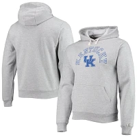 League Collegiate Wear Heathered Gray Kentucky Wildcats Seal Neuvo Essential Fleece Pullover Hoodie