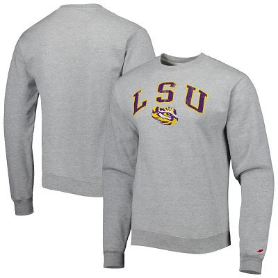 League Collegiate Wear LSU Tigers 1965 Arch Essential Lightweight Pullover Sweatshirt