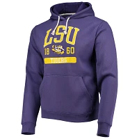 League Collegiate Wear LSU Tigers Volume Up Essential Fleece Pullover Hoodie