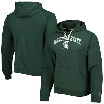 League Collegiate Wear Michigan State Spartans Arch Essential Pullover Hoodie