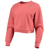 League Collegiate Wear Texas Longhorns Classic Corded Timber Crop Pullover Sweatshirt