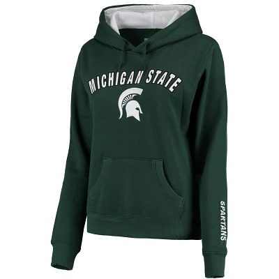 Michigan State Spartans Arch  Logo 1 Pullover Hoodie