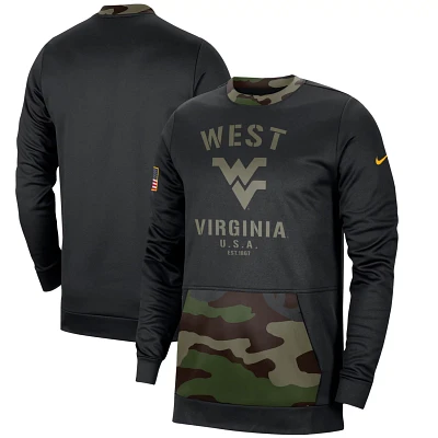 Nike /Camo West Virginia Mountaineers Military Appreciation Performance Pullover Sweatshirt                                     