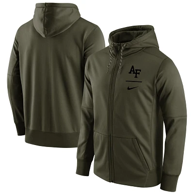 Nike Air Force Falcons Tonal Logo Stack Performance Full-Zip Hoodie                                                             