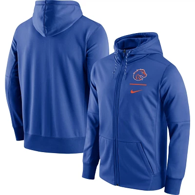 Nike Boise State Broncos Logo Stack Performance Full-Zip Hoodie